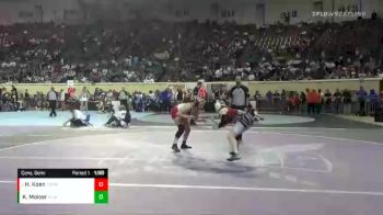 152 lbs Cons. Semi - Hannah Koen, Comanche vs Kobie Moiser, Plainview