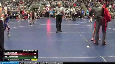 65 lbs Cons. Round 2 - William Drake, Sherman Challengers vs Lane Lecolst, Nebraska Wrestling Academy