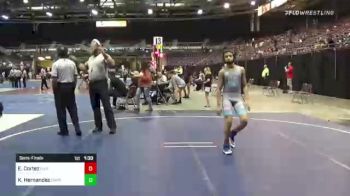 102 lbs Semifinal - Elijah Cortez, Gilroy Hawks vs Keyan Hernandez, Team Champs