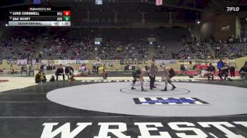 126 lbs Quarterfinal - LUKE CORNWELL, Ryle vs Zac Scott, Johnson Central