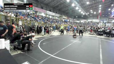 66 lbs Round Of 32 - Miles Copeland, Bennett Wrestling Club vs Caiden Stocks, Colorado Hammers