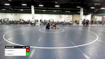 120 lbs Round Of 128 - Owen LaRose, MN vs Gabe Rogers, NC