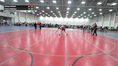 120 lbs Consi Of 16 #1 - Bodee Bright, MT vs Cole Tunstall, PA