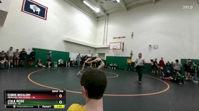 126 lbs Round 4 - Cole Ross, Buffalo vs Chris Boulom, Worland High School