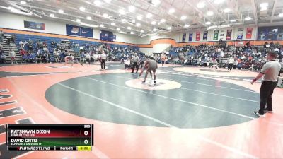 285 lbs Champ. Round 2 - Rayshawn Dixon, Ferrum College vs David Ortiz, Elmhurst University