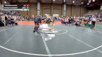 165 lbs Champ. Round 3 - Brandon Bethea, Thompson vs Nicholas Sanders, Liberty North