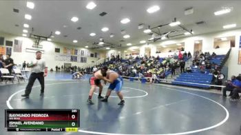 285 lbs 5th Place Match - Raymundo Pedroza, Big Bear vs Ismael Avendano, Rialto