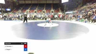 100 lbs Rnd Of 64 - Judd Hansen, South Dakota vs Jordan Segal, New Jersey