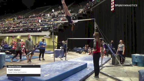 Faith Weber - Women's Group, Cedar Valley Gymnastics - 2021 Women's Xcel Region 4 Championships