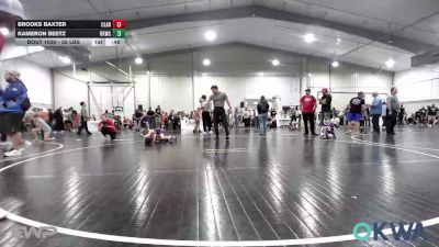 55 lbs Consi Of 8 #2 - Brooks Baxter, Claremore Wrestling Club vs Kameron Beetz, Keystone Kids Wrestling Club