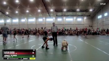 64 lbs Round 3 (8 Team) - Adrial Flores, Full Circle vs Lucas Gush, Tri State Hammers