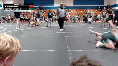 70 lbs Cons. Semi - Gerardo Laurido Iii, Reverence Wrestling Club vs Ayden Williams, KC Elite Training Center
