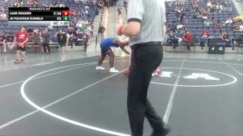 285 lbs Champ. Round 2 - Ja?Quavian Daniels, Brewton-Parker (GA) vs Liam Higgins, St. Thomas University