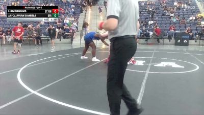 285 lbs Champ. Round 2 - Ja?Quavian Daniels, Brewton-Parker (GA) vs Liam Higgins, St. Thomas University