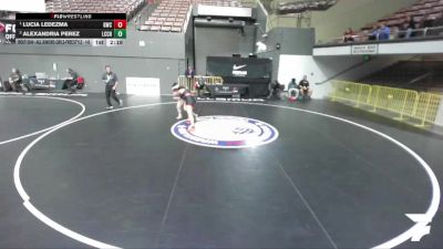 1st Place Match - Lucia Ledezma, Granite Wrestling Club vs Alexandria Perez, La Costa Canyon High School Wrestling