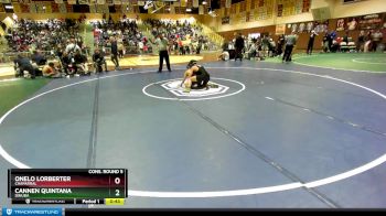 120 lbs Cons. Round 5 - Cannen Quintana, Dinuba vs Onelo Lorberter, Chaparral