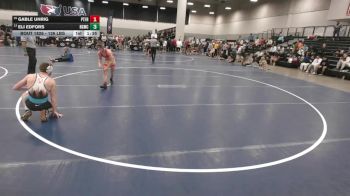 126 lbs Champ. Rd Of 16 - Eli Edfors, Big Game Wrestling Club vs Gable Uhrig, Pierre T.F. Riggs High School Wrestling