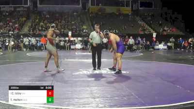 285 lbs Prelims - Carter Isley, Northern Iowa vs Thomas Helton, SIUE