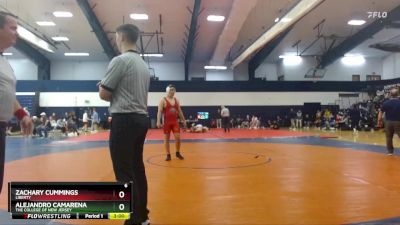 197 lbs 7th Place Match - Zachary Cummings, Liberty vs Alejandro Camarena, The College Of New Jersey