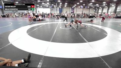 132 lbs Rr Rnd 3 - Tatum Millet, CKWA vs Belle Konopka, Elite NJ Black