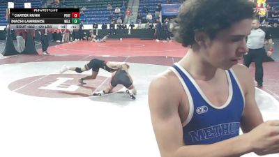 120 lbs Round Of 16 - Diachi Lawrence, Wellesley vs Carter Kuhn, Portsmouth