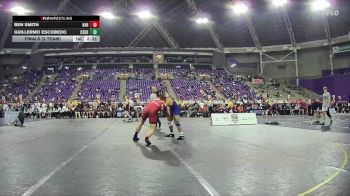 174 lbs Finals (2 Team) - Ben Smith, Harvard vs Guillermo Escobedo, CSU Bakersfield