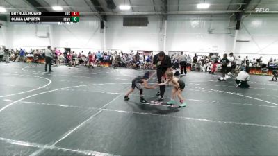 52 lbs Round 1 - Brynlee Hoard, Genesis Wrestling Club vs Olivia Laporta, Five Star Wrestling Club