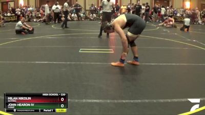 220 lbs Champ. Round 1 - Milan Nikolin, Olympic vs John Hearon Iv, 14AWC