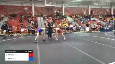 61 kg Consolation - Justin Portillo, Viking Wrestling Club (IA) vs Oscar Nellis, No Mercy School Of Wrestling