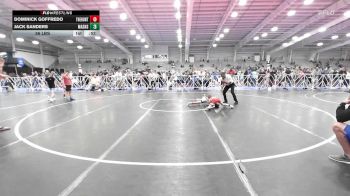 56 lbs Rr Rnd 3 - Dominick Goffredo, The Hunt Wrestling Club Black vs Jack Sanders, Mat Assassins Gray