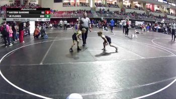 62 lbs Cons. Round 3 - Hayzen Gardine, FoxFit vs Jr Flores, Nebraska Elite Wrestling Club