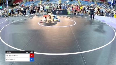 100 lbs Rnd Of 128 - Lazarus McEwen, WA vs Ryland Aston, GA