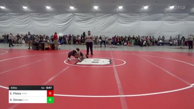 93 lbs Semifinal - Emmett Pleiss, Sparks vs Kayden Dorsey, Elkview