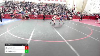 126 lbs Semifinal - Emmett Logan, Lowell vs Dylan Kadish, Newton South