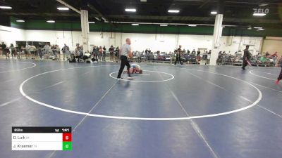 85 lbs Round Of 32 - Dylan Luik, VA vs Jaxon Kraemer, TX