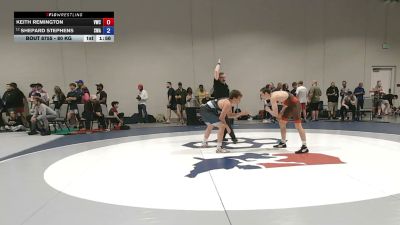 80 kg Champ. Rd Of 64 - Keith Remington, Vici Wrestling Club vs Shepard Stephens, Sanderson Wrestling Academy