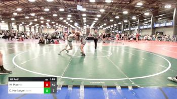 195 lbs Rr Rnd 1 - Walter Poe, Indiana Outlaws Black vs Cormac Horlbogen, MetroWest United Red