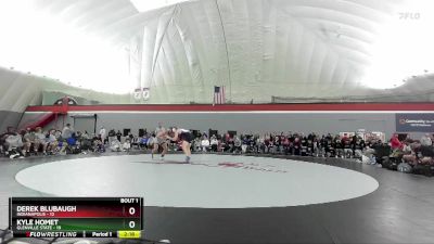 197 lbs Finals (2 Team) - Derek Blubaugh, Indianapolis vs Kyle Homet, Glenville State