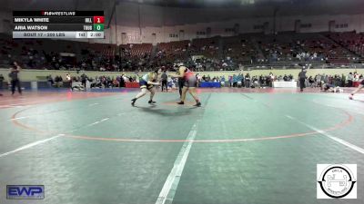 200 lbs Round Of 32 - Mikyla White, Hilldale vs Aria Watson, Tough N Technical Wrestling Club