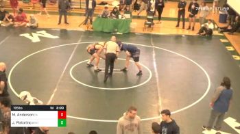 195 lbs Prelims - Max Anderson, Oliver Ames vs John Pistorino, Braintree