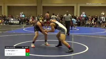 Match - Garrett Manigbas, Santiago High School vs Andrew Cruz, Westside Wrestling Club