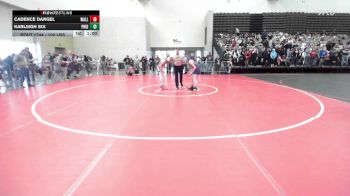 102 lbs Consi Of 8 #1 - Cadence Dangel, Wall vs Karleigh Six, Pride WC