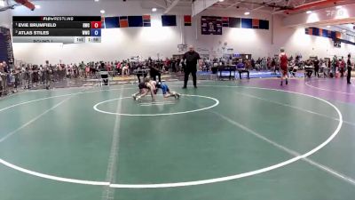 40 lbs Round 1 - Evie Brumfield, Reaper Wrestling Club vs Atlas Stiles, Warmupgang Wrestling Club