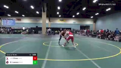 197 lbs Consi Of 16 #2 - Iain Shaw, Montclair State vs Brandon Lawson, Ohio State WC