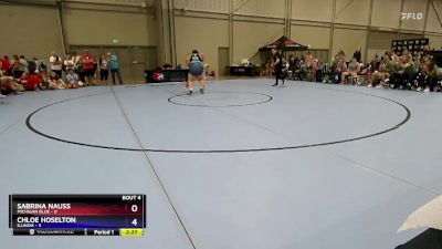 235 lbs Round 1 (8 Team) - Sabrina Nauss, Michigan Blue vs Chloe Hoselton, Illinois