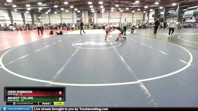 210 lbs Rd# 8- 12:30pm Saturday Final Pool - John Robinson, M2TC Blue vs Broedy Collins, Iowa Black