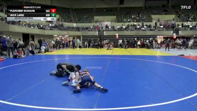 50 lbs Quarterfinal - Fletcher Schulte, Outlaw Wrestling Club vs Jack Lang, ANML