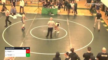 120 lbs Consolation - Elias Hajali, Saint John's Prep vs Justin Tirrell, Plymouth South