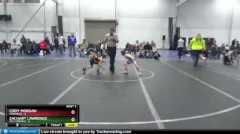 52 lbs Round 1 (8 Team) - Zachary Lawrence, MMA Uprising vs Cody Morgan, Mavericks