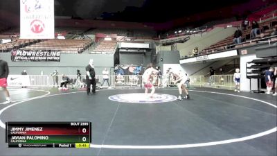 119 lbs Semifinal - Jimmy Jimenez, California vs Javian Palomino, California